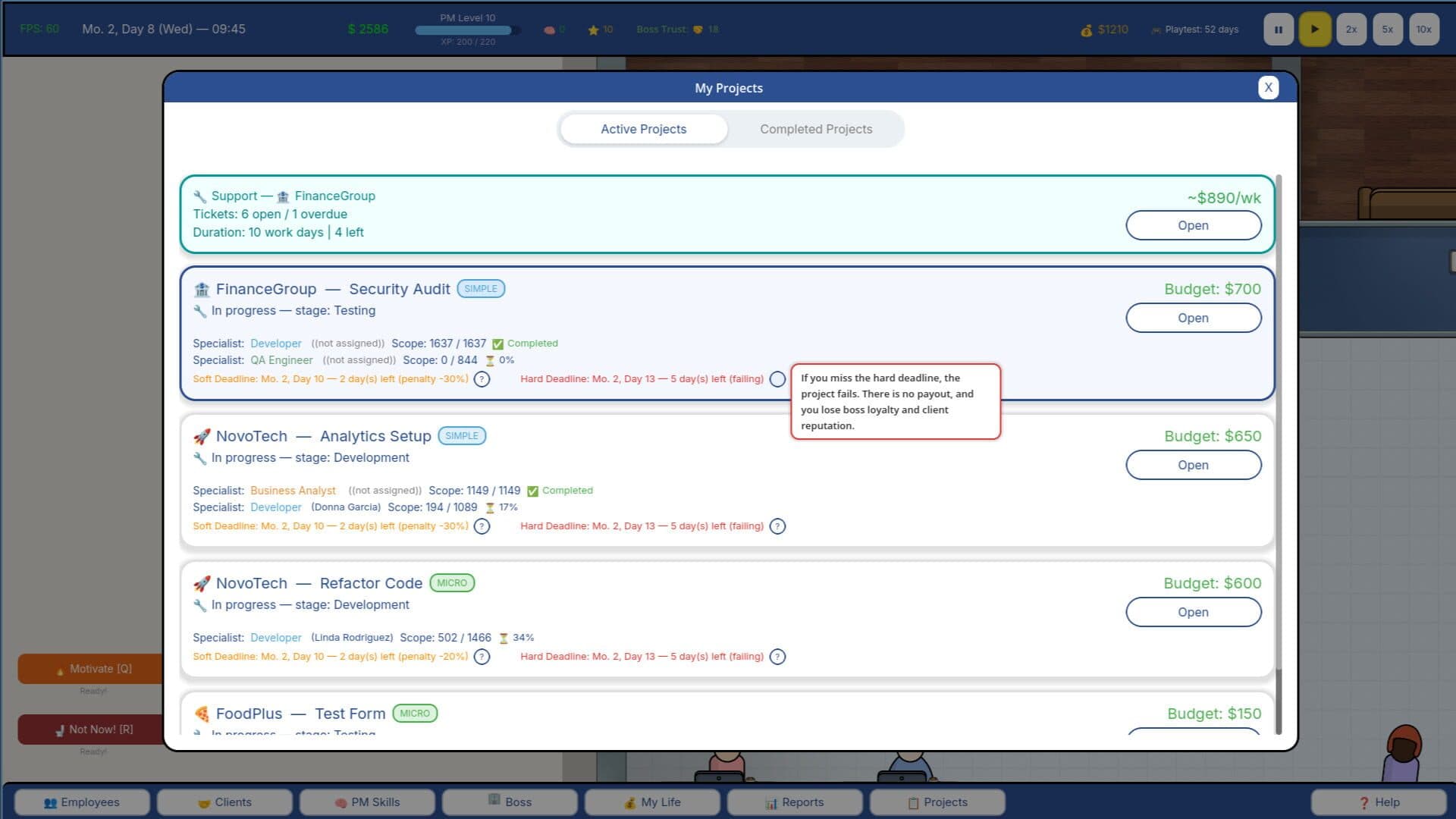 Project Manager Sim screenshot 6